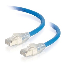 150ft (45.7m) HDBaseT Certified Cat6a Cable with Discontinuous Shielding - Plenum CMP-Rated - Blue