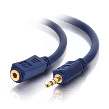 12ft (3.7m) Velocity™ 3.5mm M/F Stereo Audio Extension Cable