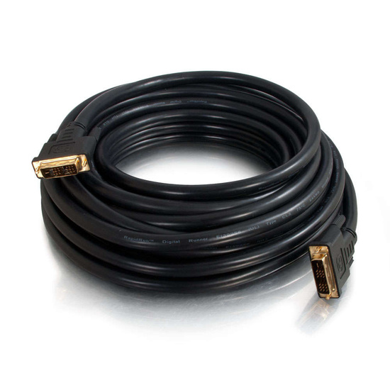 6Pro Series Single Link DVI-D Digital Video Cable M/M - In-Wall CL2-Rated